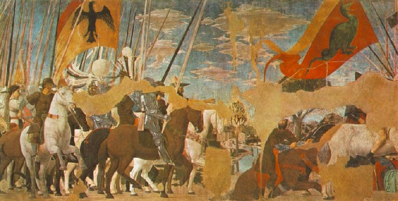 Piero della Francesca Battle between Constantine and Maxentius France oil painting art